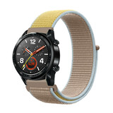 Strap-it Bracelet nylon Huawei Watch GT 2 (camel)