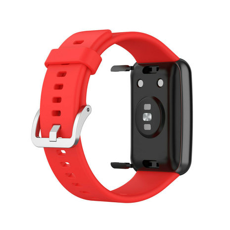 Strap-it Strap-it Bracelet silicone Huawei Watch Fit (rouge)