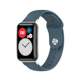 Strap-it Bracelet sport Huawei Watch Fit (bleu gris) Strap-it Bracelet sport Huawei Watch Fit (bleu gris)