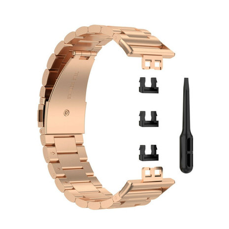 Strap-it Strap-it Bracelet acier Huawei Watch Fit (or rose)