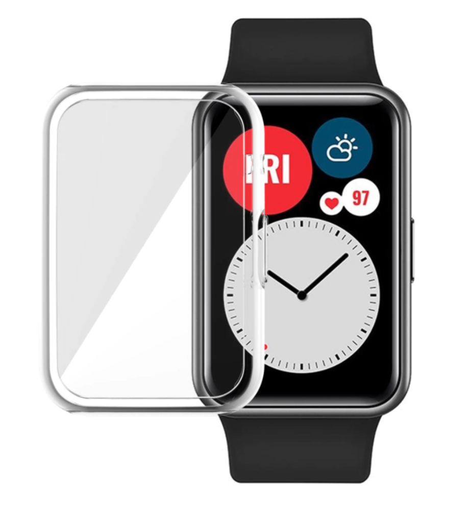 Strap-it Strap-it Coque de protection Huawei Watch Fit TPU (transparent)