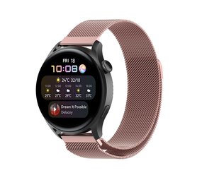 Strap-it Bracelet Milanais Huawei Watch 3 / 3 Pro (rose)