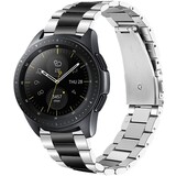Strap-it Bracelet acier Samsung Galaxy Watch 42mm (argent/noir)