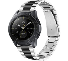 Strap-it Bracelet acier Samsung Galaxy Watch 42mm (argent/noir)