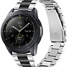 Strap-it Strap-it Bracelet acier Samsung Galaxy Watch 42mm (argent/noir) Strap-it Strap-it Bracelet acier Samsung Galaxy Watch 42mm (argent/noir)