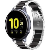 Strap-it Bracelet acier Samsung Galaxy Watch Active (argent/noir)