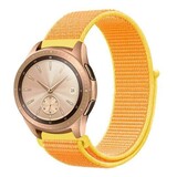 Strap-it Bracelet nylon Samsung Galaxy Watch 42mm (jaune clair)
