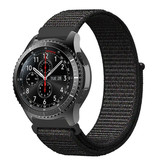 Strap-it Bracelet nylon Samsung Galaxy Watch 46mm (noir)