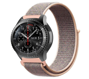 Strap-it Bracelet nylon Samsung Galaxy Watch 46mm (rose sable)