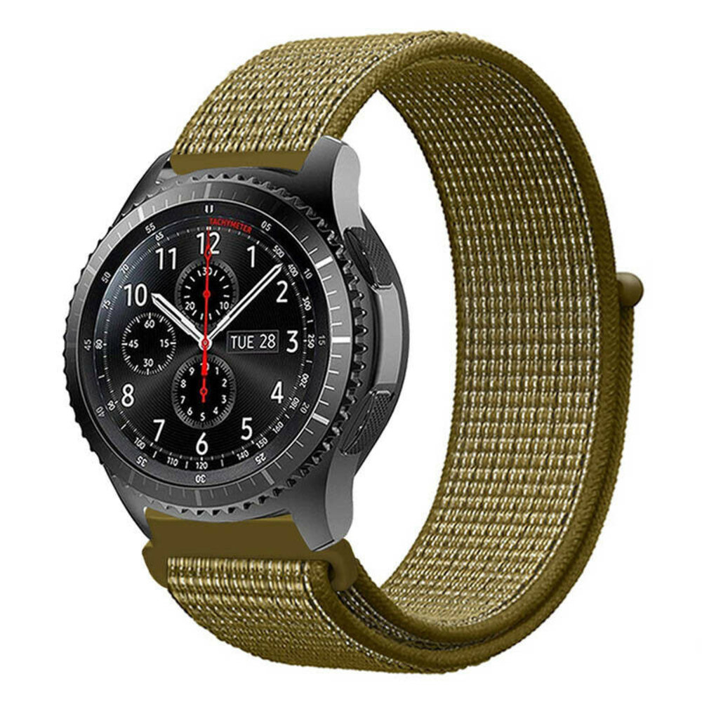 Strap-it Strap-it Bracelet nylon Samsung Galaxy Watch 46mm (olive)