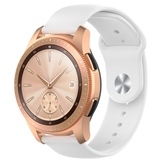 Strap-it Bracelet sport Samsung Galaxy Watch 42mm (blanc)