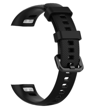 Strap-it Strap-it Bracelet silicone Honor Band 4/5 (noir)
