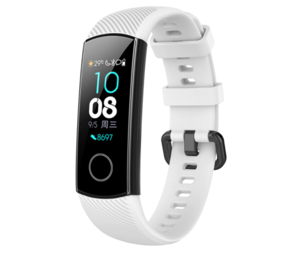 Strap-it Bracelet silicone Honor Band 4 / 5 (blanc)