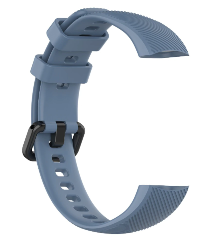 Strap-it Strap-it Bracelet silicone Honor Band 4/5 (gris bleu)