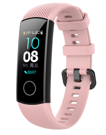 Strap-it Strap-it Bracelet silicone Honor Band 4/5 (rose)