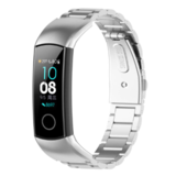 Strap-it Bracelet acier Honor Band 4/5 (argent)