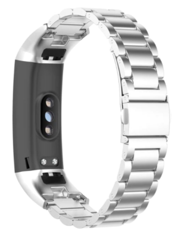 Strap-it Strap-it Bracelet acier Honor Band 4/5 (argent)