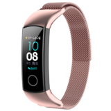 Strap-it Bracelet Milanais Honor Band 4/5 (rose) Strap-it Bracelet Milanais Honor Band 4/5 (rose)