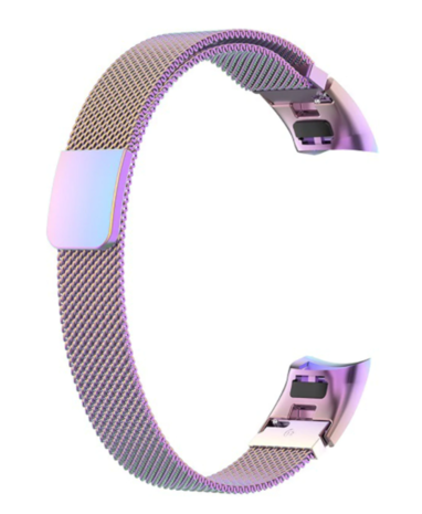 Strap-it Strap-it Bracelet Milanais Honor Band 4/5 (arc-en-ciel)