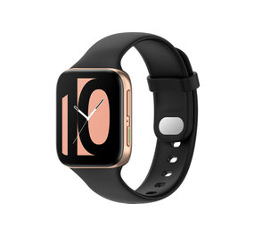 Strap-it Bracelet silicone Oppo Watch (noir) 