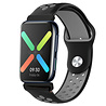 Strap-it Strap-it Bracelet sport Oppo Watch (noir/gris) Strap-it Strap-it Bracelet sport Oppo Watch (noir/gris)