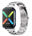 Strap-it Strap-it Bracelet acier Oppo Watch (argent)