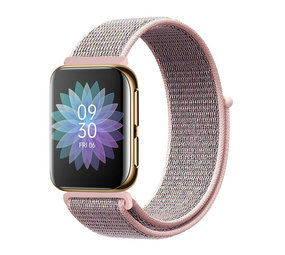 Strap-it Bracelet nylon Oppo Watch (rose) 