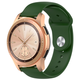 Strap-it Bracelet sport Samsung Galaxy Watch 42mm (vert armée)
