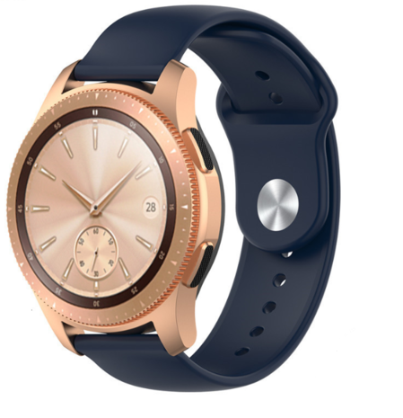 Strap-it Strap-it Bracelet sport Samsung Galaxy Watch 42mm (bleu foncé) Strap-it Strap-it Bracelet sport Samsung Galaxy Watch 42mm (bleu foncé)