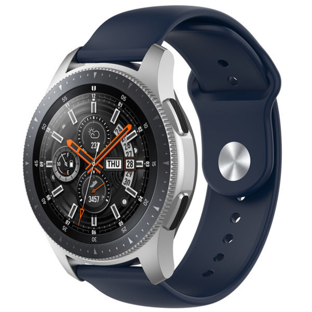 Strap-it Strap-it Bracelet sport Samsung Galaxy Watch 46mm (bleu foncé)