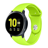 Strap-it Bracelet sport Samsung Galaxy Watch Active (vert clair)