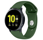 Strap-it Strap-it Bracelet Sport Samsung Galaxy Watch Active (vert armée)