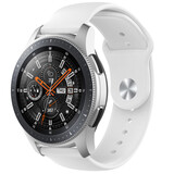Strap-it Bracelet sport Samsung Galaxy Watch 46mm (blanc)