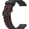 Strap-it Strap-it Bracelet à boucle sport Polar Ignite (noir/rouge)