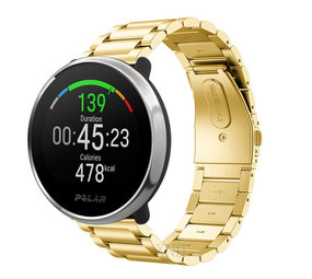 Strap-it Bracelet acier Polar Ignite (or)