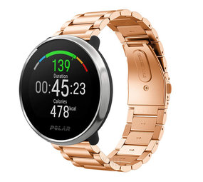 Strap-it Bracelet acier Polar Ignite (or rose)