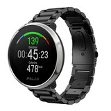Strap-it Bracelet acier Polar Unite (noir)
