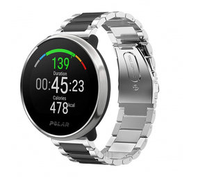 Strap-it Bracelet acier Polar Unite (argent/noir)