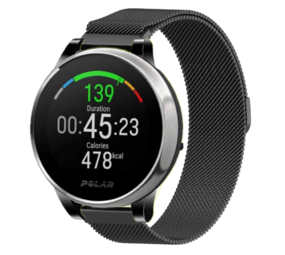 Strap-it Bracelet Milanais Polar Grit X (noir)