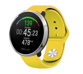 Strap-it Bracelet sport Polar Ignite (jaune)