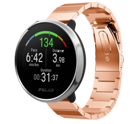 Strap-it Bracelet métal Polar Ignite (or rose)