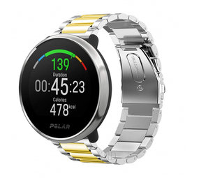 Strap-it Bracelet acier Polar Unite (argent/or)