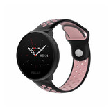Strap-it Bracelet sport Polar Ignite 2 (noir/rose)