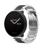 Strap-it Bracelet acier Polar Ignite 2 (argent/noir)