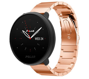 Strap-it Bracelet métal Polar Ignite 2 (or rose)