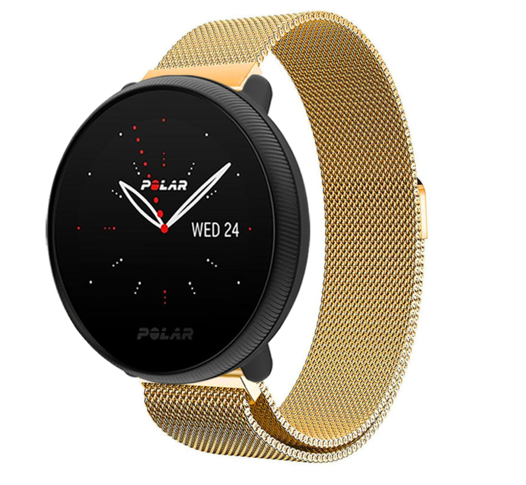 Strap-it Strap-it Bracelet Milanais Polar Ignite 2 (or) Strap-it Strap-it Bracelet Milanais Polar Ignite 2 (or)