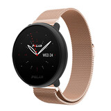 Strap-it Bracelet Milanais Polar Ignite 2 (or rose)