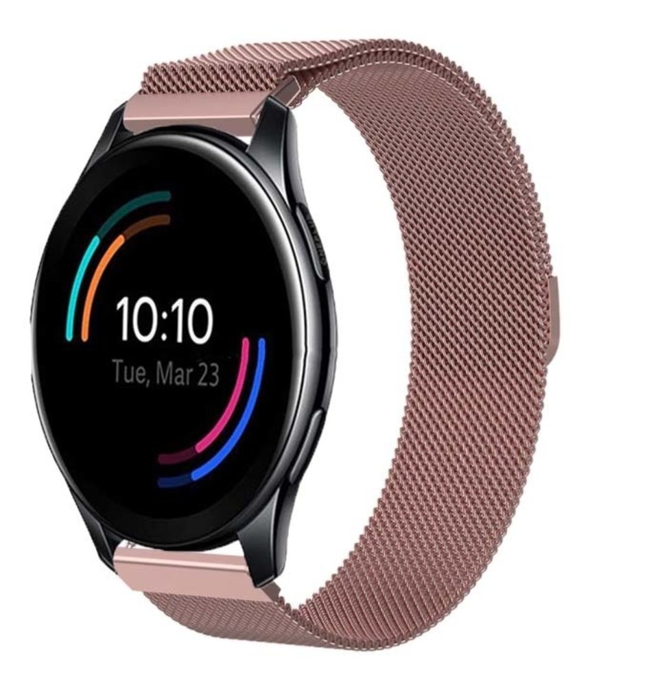 Strap-it Strap-it Bracelet Milanais OnePlus Watch (rose)