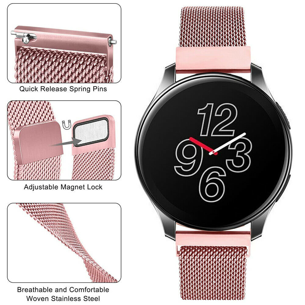 Strap-it Strap-it Bracelet Milanais OnePlus Watch (rose)