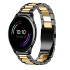 Strap-it Strap-it Bracelet acier OnePlus Watch (noir/or)
